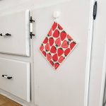 Papaya Reusable Paper Towels & Hook Strawberry Blonde Pkg/2