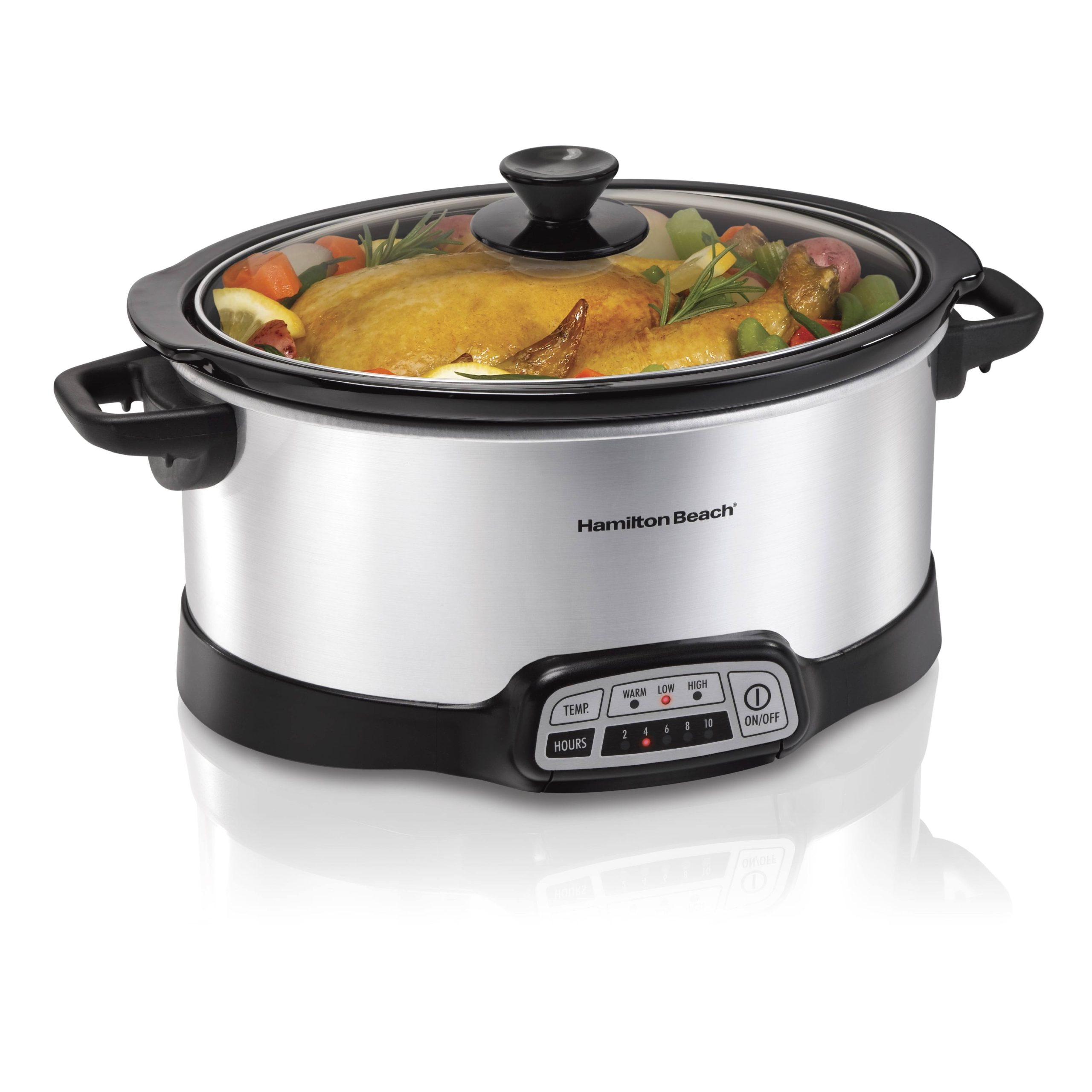 f90d7623ac3bbdea03035a683519825b803ba7d8ec1c3255415f722d955f82fa.jpg Hamilton Beach 7 Qt. Programmable Slow Cooker - Image 1