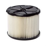 Ridgid 1-Layer Standard Pleated Paper Filter for 3 to 4.5 Gallon Wet/Dry Shop Vacuums