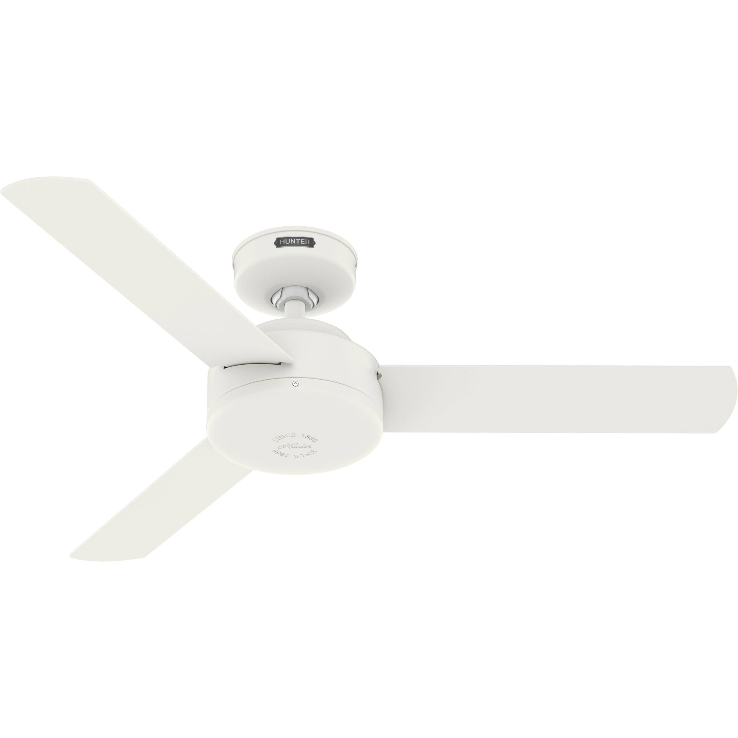 f990c394a5b376c4c6eda9fb98ff35c038ddac5e604f9100769b6ffbec7790b2.jpg Hunter Fan 51848 Presto 44 inch Matte White Ceiling Fan - Image 1