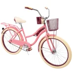 24" Nel Lusso Girls' Cruiser Bike, Pink Blush Powder