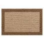 1'8"x2'6" Washable Madison Border Accent Rug Tan - Threshold
