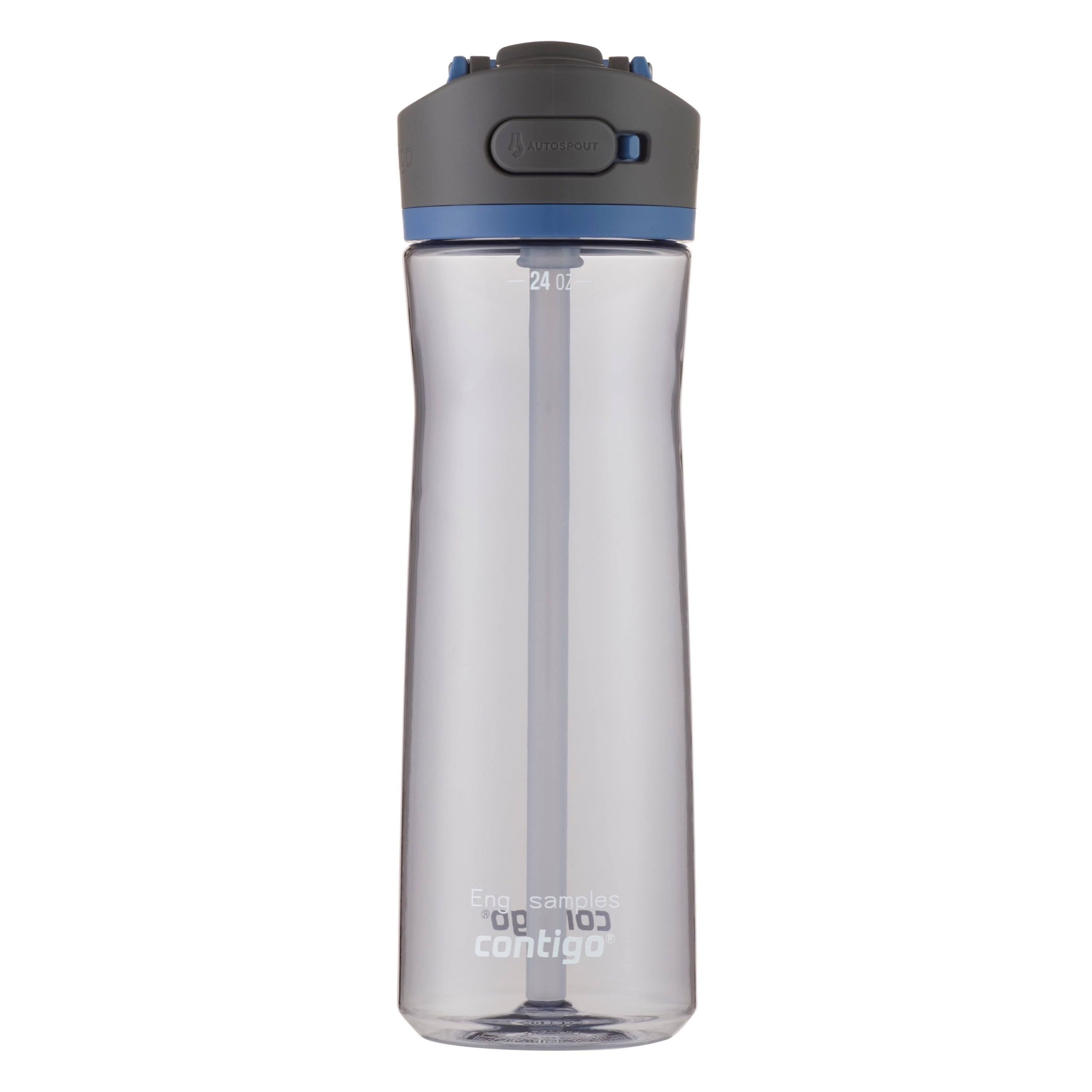 f9e42f5ea354d27acf21c71ec7920f8e00a9741504c6cb1e4015afb9c37de62c.jpg Contigo Water Bottle, Leak-Proof Lid with Autospout, Blue Corn, 24 Fluid Ounce - Image 1