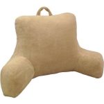 Arlee Home Fashions Micro Plush Bedrest, Brownstone