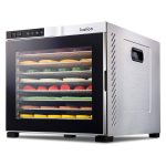 Ivation 10 Tray Premium Stainless Steel Electric Food Dehydrator Machine
