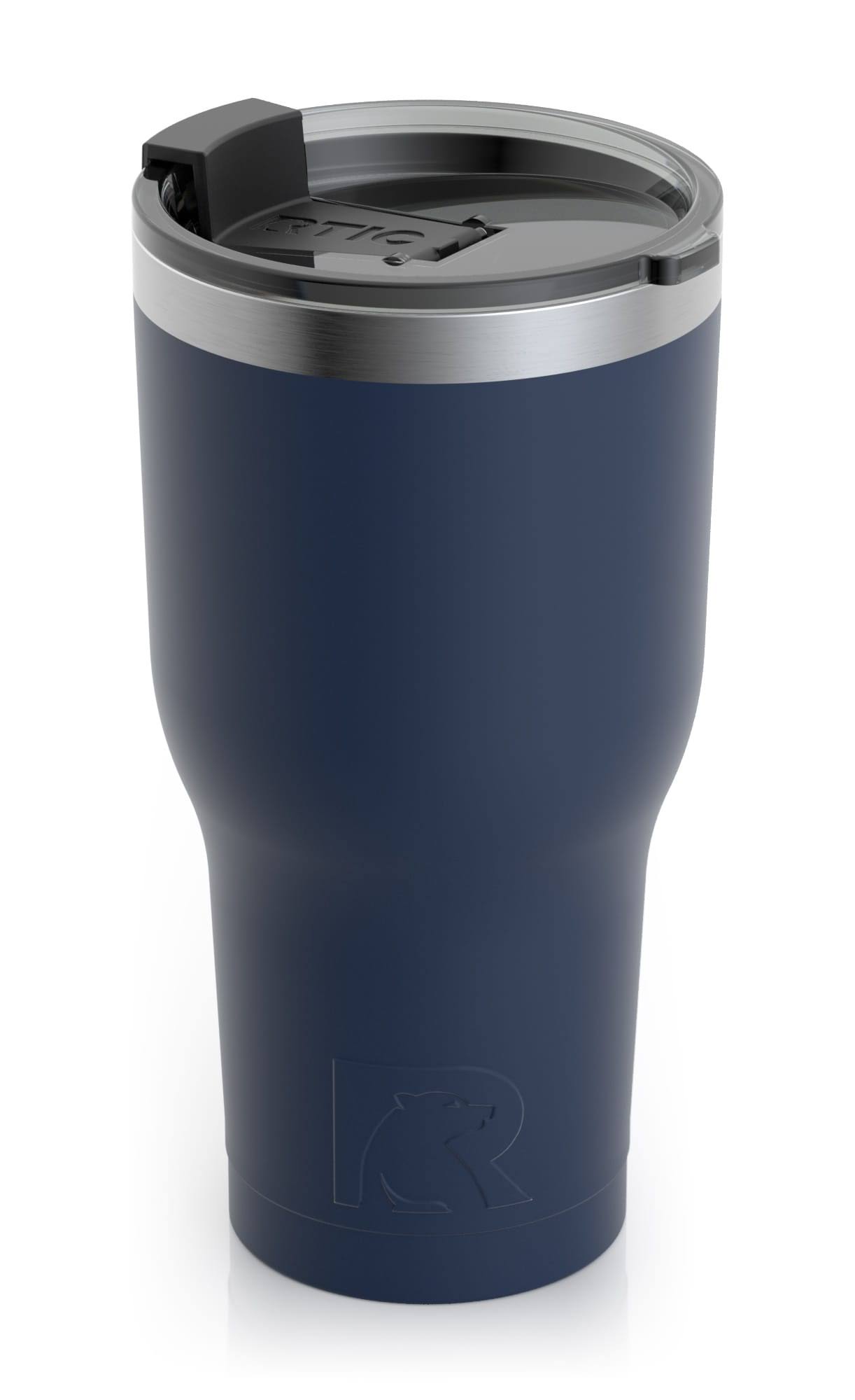 fa5c9239511da323cbe9967b4be95da789b399cbb4fb9150b40a68712f25b0dc.jpg RTIC 30 oz. Vacuum Insulated Stainless Steel Tumbler - Matte Navy, Black - Image 1