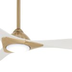 Minka Aire Sleek 60" Ceiling Fan in Soft Brass
