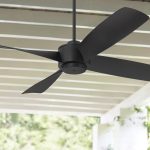 Casa Vieja 56" Grand Milano Modern Industrial Outdoor Ceiling Fan with Remote Control Black Damp Rated for Patio Exterior House Home Porch Gazebo