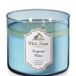 Bath & Body Works 3-Wick Candle in Bergamot Waters, Blue