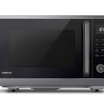 Toshiba Ml2-ec10sa(bs) 4-in-1 Microwave Oven with Healthy Air Fry, Convection Cooking, Easy-Clean Interior and Eco Mode, 1.0 cu.ft, Black Stainless