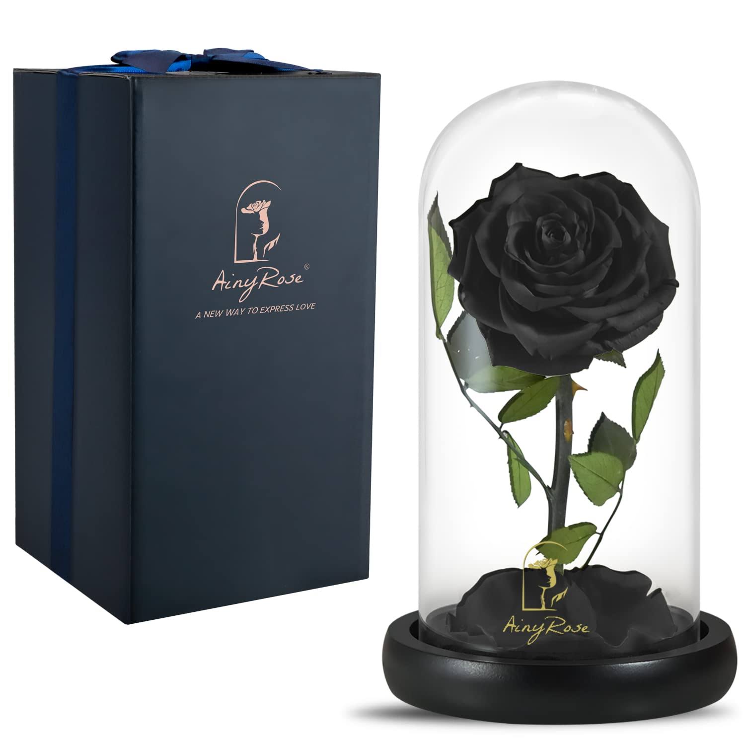 fae71a4059f1a0cc51dd4c800e173c5befac350610a3f957d03ad67d68b2d16b.jpg SW Eternal Rose -preserved Real Rose in Glass Dome Gift Eternal - Image 1