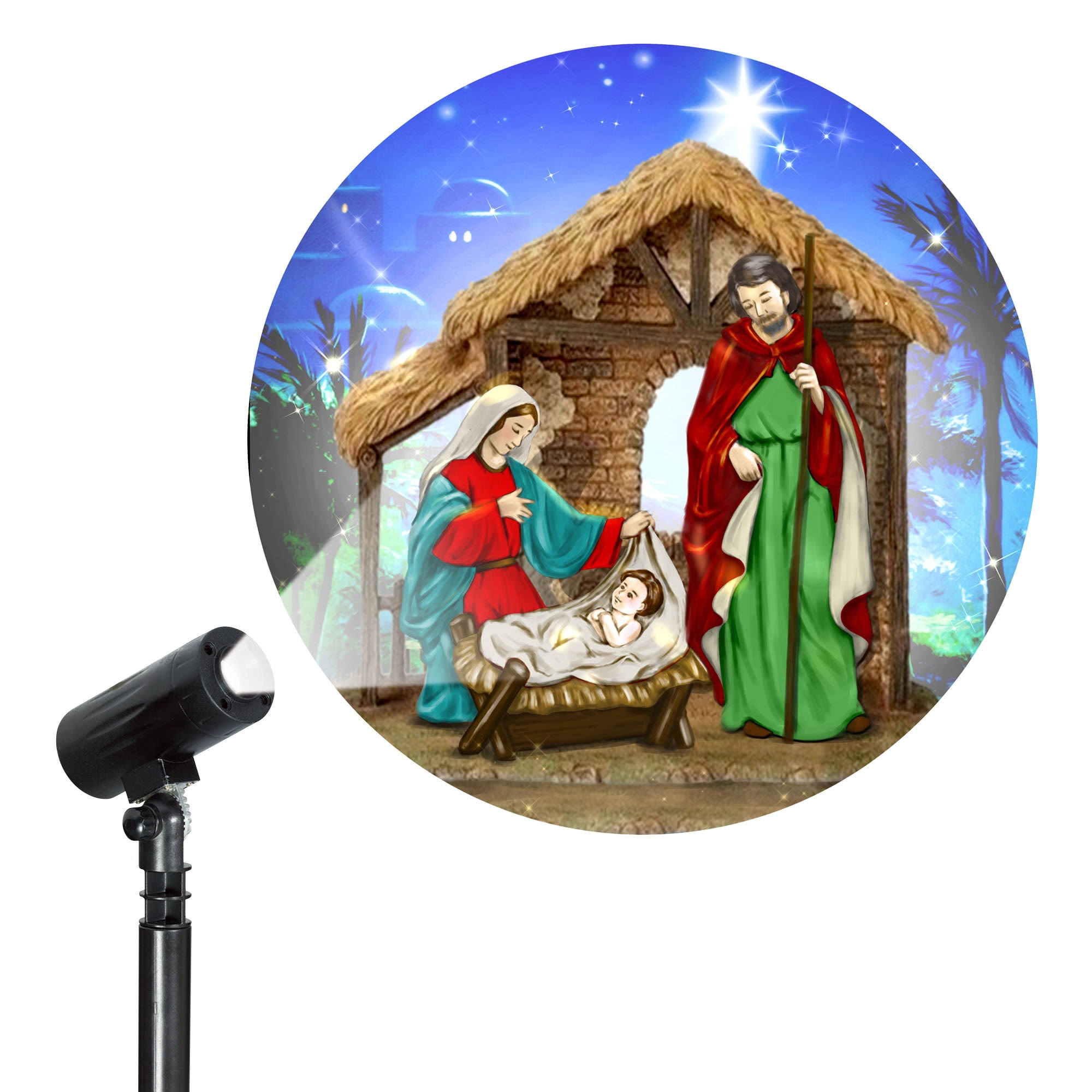 Holiday Time 3-Function LED Nativity Projector with Timer - 1 Each