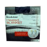 Brookstone Ultra Soft Queen Electric Heated Blanket (Charcoal Gray)