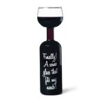 Bigmouth Inc. Wine Bottle Glass