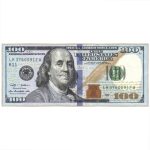 Ottomanson Siesta Collection 100 Dollar Bill Design Non-Slip Runner Rug
