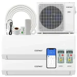 36000 BTU 23 SEER2 Dual Zone Mini Split Air Conditioner & Heater, WiFi Enabled Inverter Ductless System with Heat Pump & Energy Star