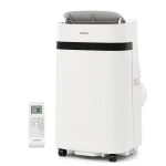 12000 BTU Portable Air Conditioner, 3-in-1 AC Unit with Fan, Dehumidifier & Sleep Mode, 24H Timer, Window Kit, Cools Room up to 550 Sq. Ft