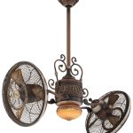 Minka Aire Traditional Gyro LED 42" Ceiling Fan, Belcaro Walnut