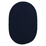 Colonial Mills Port Royale Navy Rug - 42 in x 66 in Oval