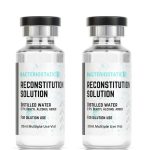 Bacteriostatic Reconsitution Solution 30 ml in Glass Vial, 2 Pack Sterile Injection Port