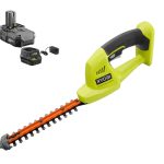 Ryobi P2970VNM ONE+ 18V Cordless Battery Shrubber Trimmer with 1.5 Ah Battery and Charger
