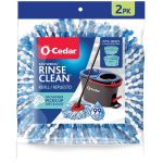 O-Cedar Rinse Clean Spin Mop, Easywring, Refill
