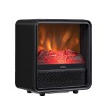 Duraflame Portable Electric Personal Cube Space Heater Black