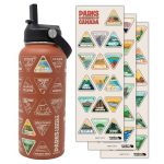 Parks and Reserves of Canada Bucket List Water Bottle | Wondery