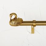 66"-120" Swan Curtain Rod Brass - Opalhouse Designed with Jungalow