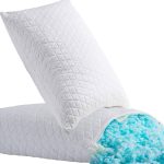 Shredded Memory Foam Pillows for Sleeping,Bed Pillows King Size Set of 2 Pack Cooling Adjustable,Good for Side and Back Sleeper with Washable