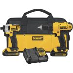 DeWalt DCK240C2 20-Volt Cordless Lithium Ion Drill Driver and Impact Driver Kit
