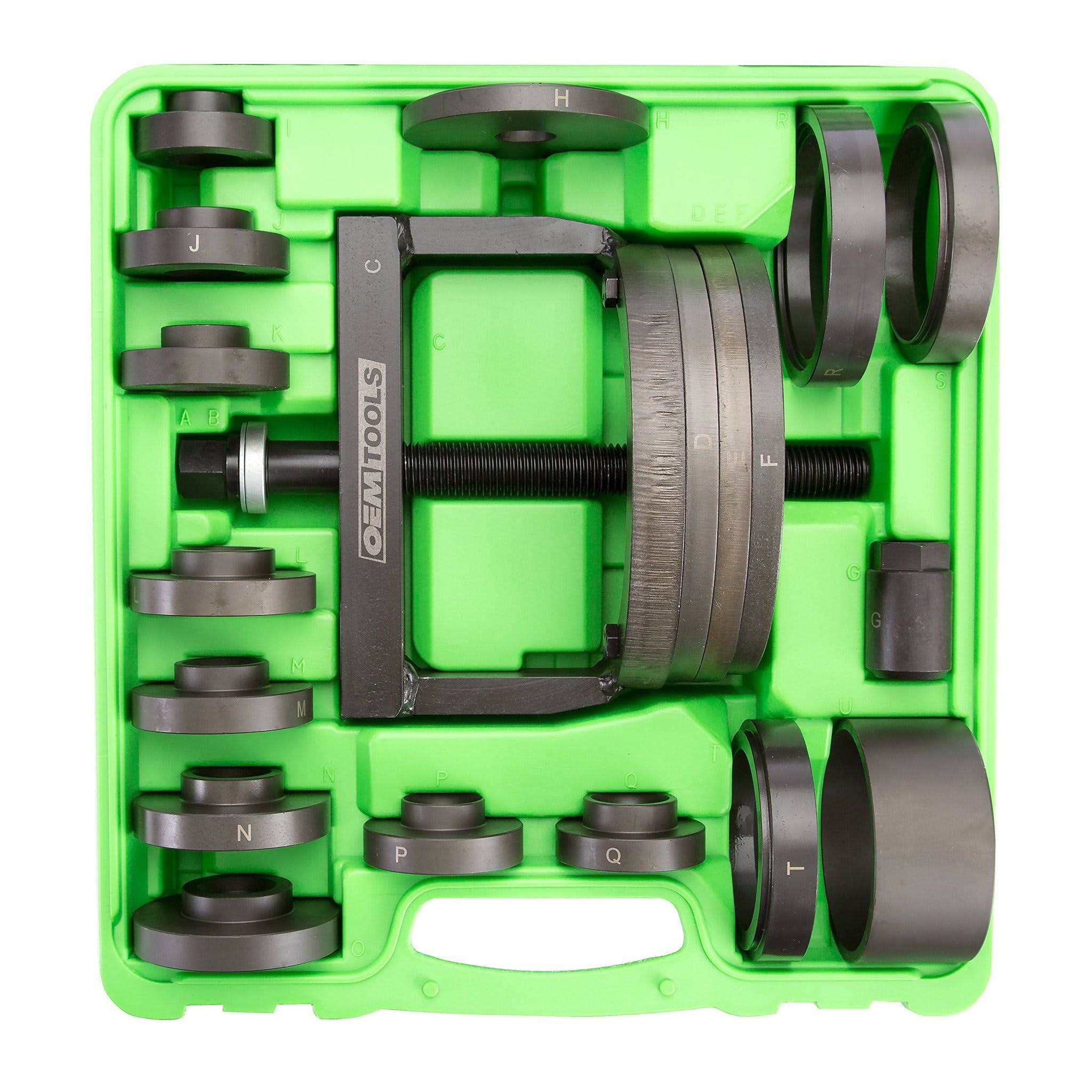 fd694db4468089f5713b824cb7853f8967232cee8942dc2932abe093bf2f5f57.jpg OEM Tools Master Wheel Hub and Bearing Remover and Installer Kit 27213 - Image 1