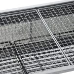 Outsunny Stainless Steel (Silver) Portable Folding Charcoal BBQ Grill