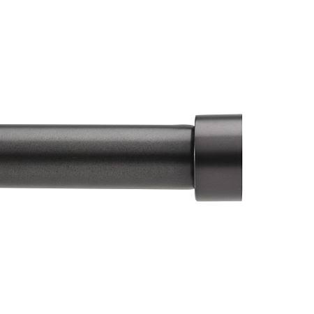 fdacc8524e6f775db209275882decb5fc1494b93ab71df6c45203b3c69182d31.jpg Umbra Cappa 1 Adjustable Curtain Rod Black - Image 1