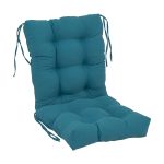Blazing Needles 18-inch by 38-Inch Solid Twill Tufted Chair Cushion