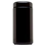 Infinity Jars 500 ml (17 fl oz) Tall Large Black Ultraviolet Glass Wide Mouth Screw Top Jar
