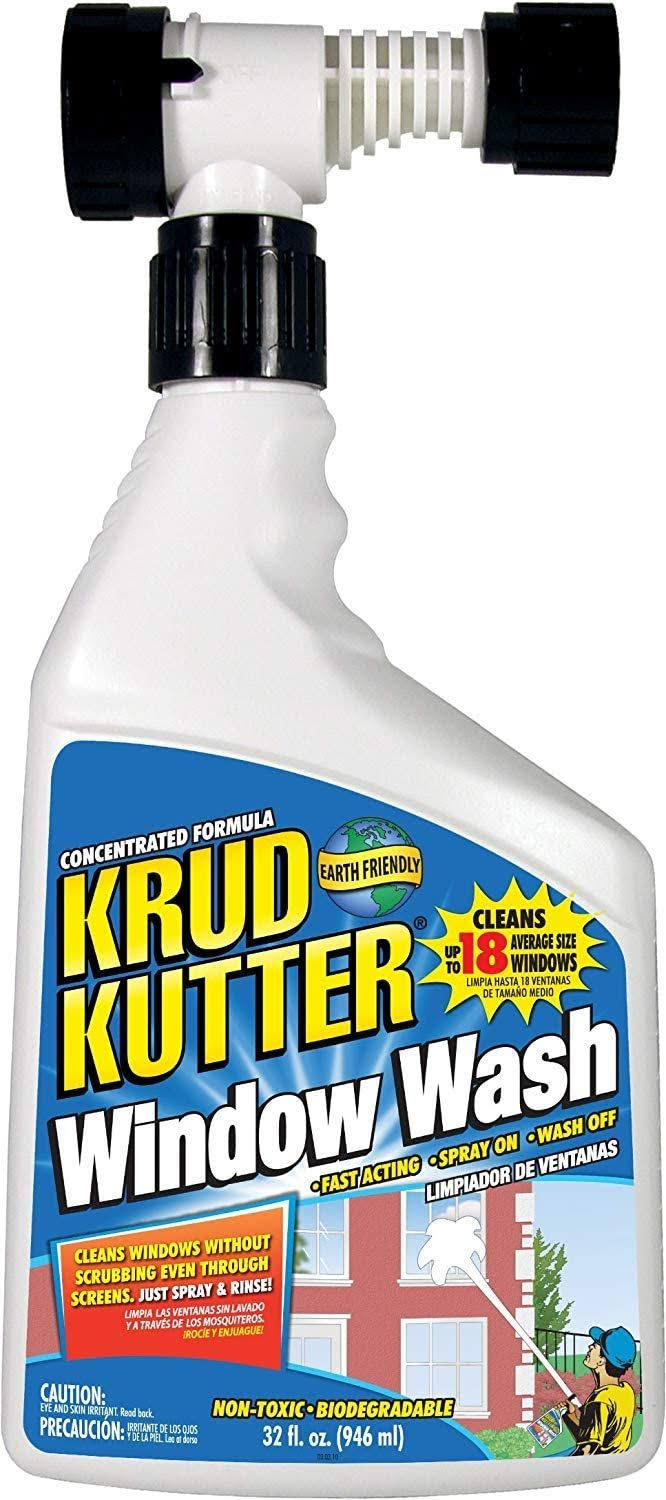 fe225fc32605b68a488cc1c4617eb127f62b00e730393fdb40167f922121e73d-1.jpg Krud Kutter Window Wash 32 oz, Size: 2 Pack - Image 1
