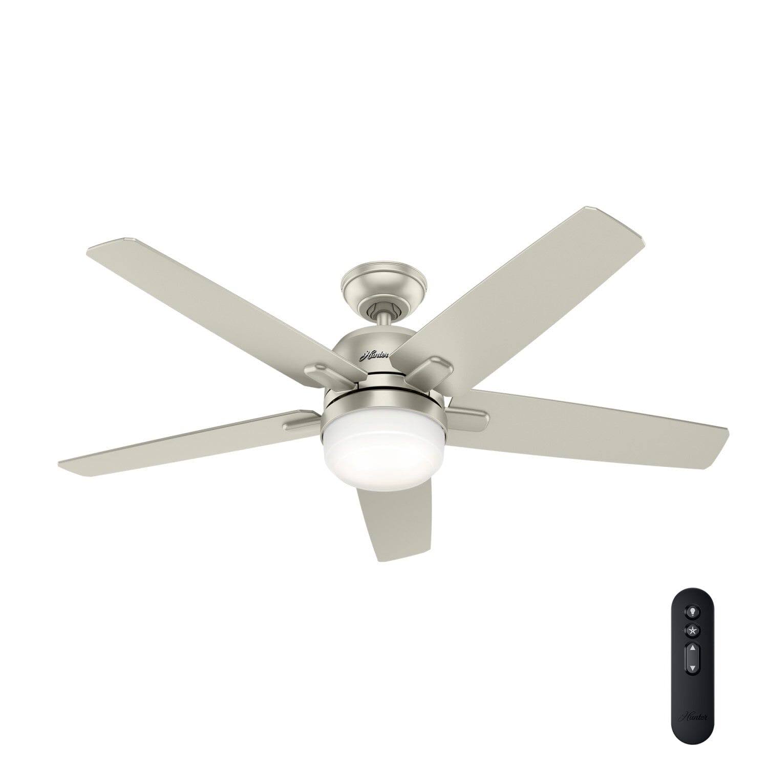 fe3391254232826e05eb09abe80603d444b2abbb3eca2d52124211a434eda613.jpg Hunter Cavera II 52 in. Indoor Matte Black WiFi-Enabled Smart Ceiling Fan with Light Kit and Remote - Image 1