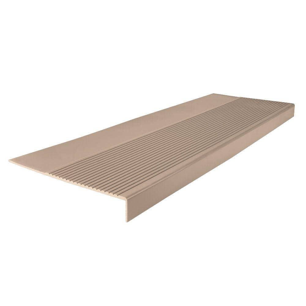 fe4ec3bf4441bd9ddbd2dbac9789a0d8f6b927d2db92b0f9596e14d9eea46e59.jpg Roppe Camel Stair Tread Square Nose 36"L - Image 1