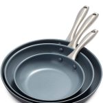 GreenPan Lima Healthy Ceramic Nonstick 8" 10" and 12" Frying Pan Set