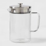Made by Design 67 Ounce Glass Pitcher with Stainless Steel Lid - Each