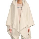 L.L.Bean Cozy Sherpa Wearable Throw Sheets Bedding Cream : One Size