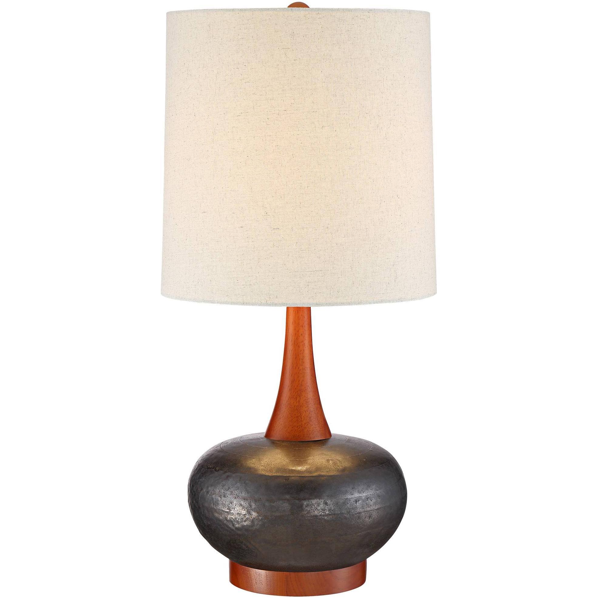 fed5bbf174782ab9480ce41a81b2a4166715234b1a4b78eb57792f3d7cd04f8b.jpg 360 Lighting Andi 24 1/2" Wood and Ceramic Mid-Century Modern Lamp - Style #9H566 - Image 1