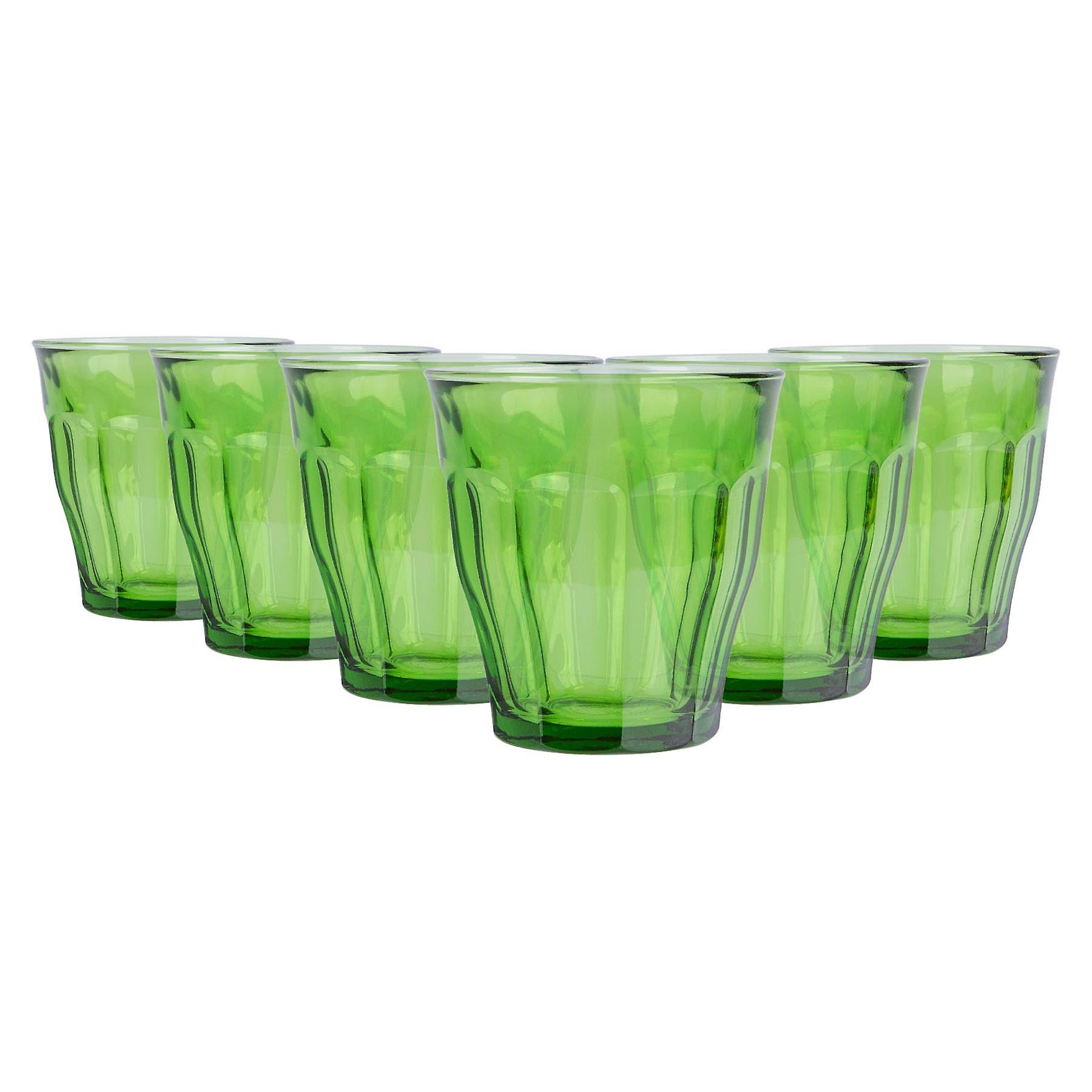 ff4a2c7b1b97db207b6cec9ce9f2e842bdc6771e9802ecbfe046fab28d8c66c1.jpg Picardie Tumbler Set of 6 Color: Green Capacity: 8.38 oz. - Image 1