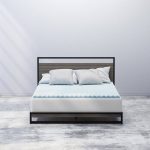Zinus 4 inch Swirl Gel Cooling Memory Foam Mattress Topper, Full