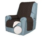 TOMORO 100% Waterproof Recliner Chair Cover for Dogs, Kids and Pets - Non Slip Quilted Sofa Slipcover Furniture Protector with 5 Storage Pockets,
