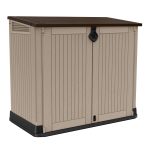 Keter Store-It-Out Midi 30-Cu ft All-Weather Resin Storage Shed Beige