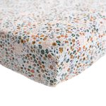 Little Unicorn Cotton Muslin Crib Sheet - Pressed Petals