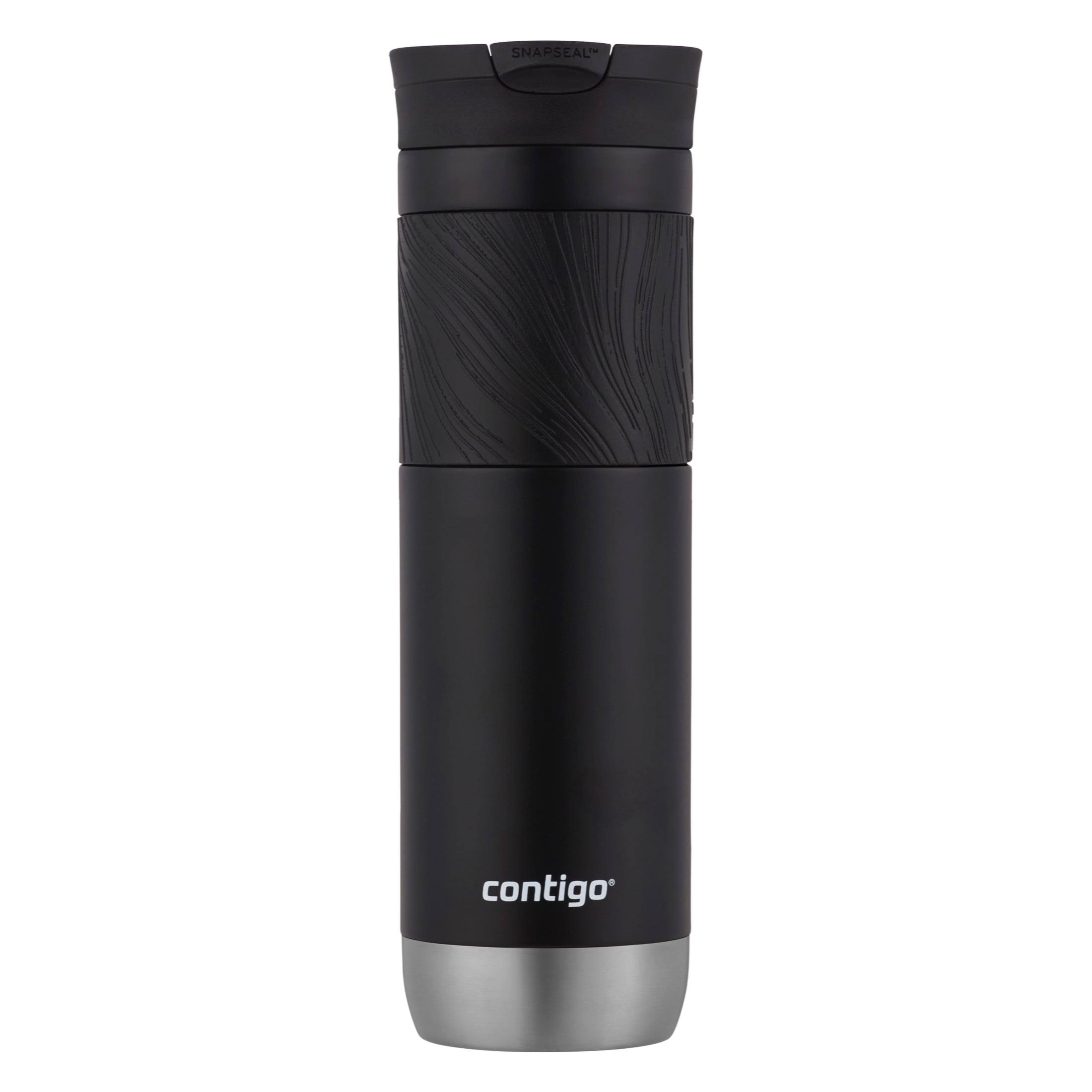 fff221472aff68ccc75b990d1a3ad78cad32cbaa2b9b8e12548b15923ce43345.jpg Contigo 24 oz. Byron 2.0 Snapseal Stainless Steel Travel Mug - Licorice - Image 1