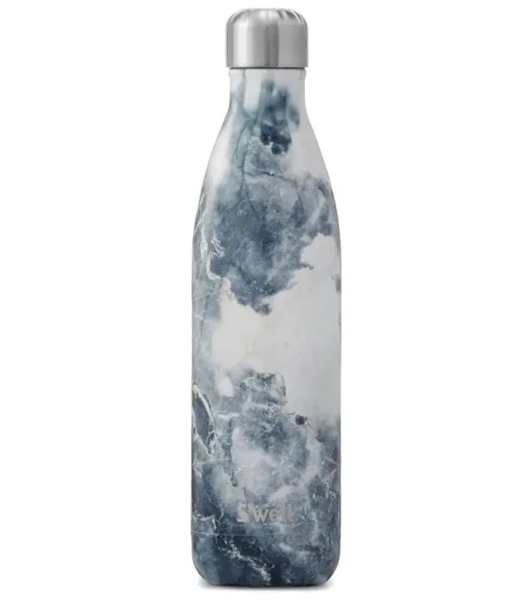 S'well Elements Collection 25 oz Water Bottle, Blue Granite